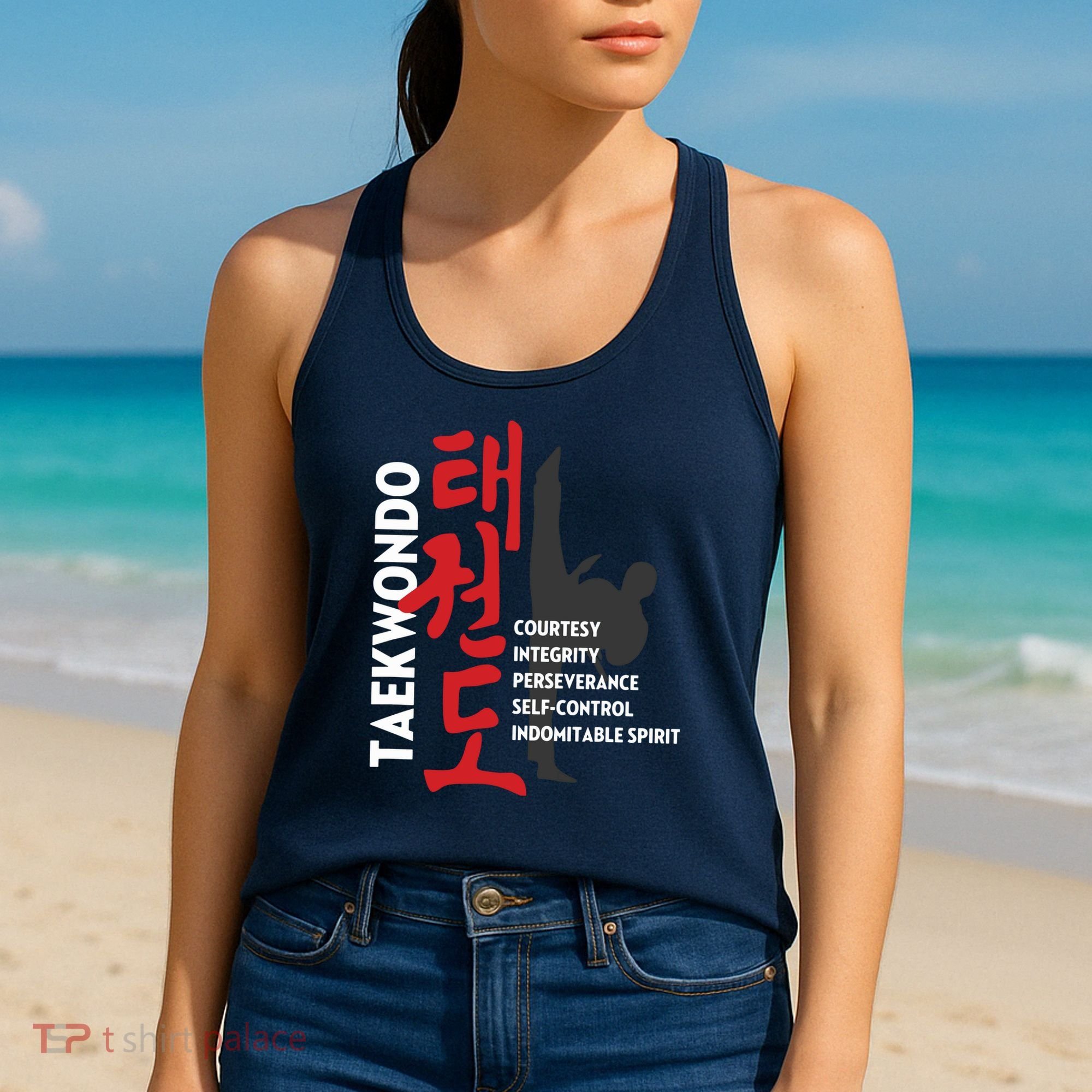 Taekwondo Tenets Martial Arts Graphic Tee Women's Tank Top