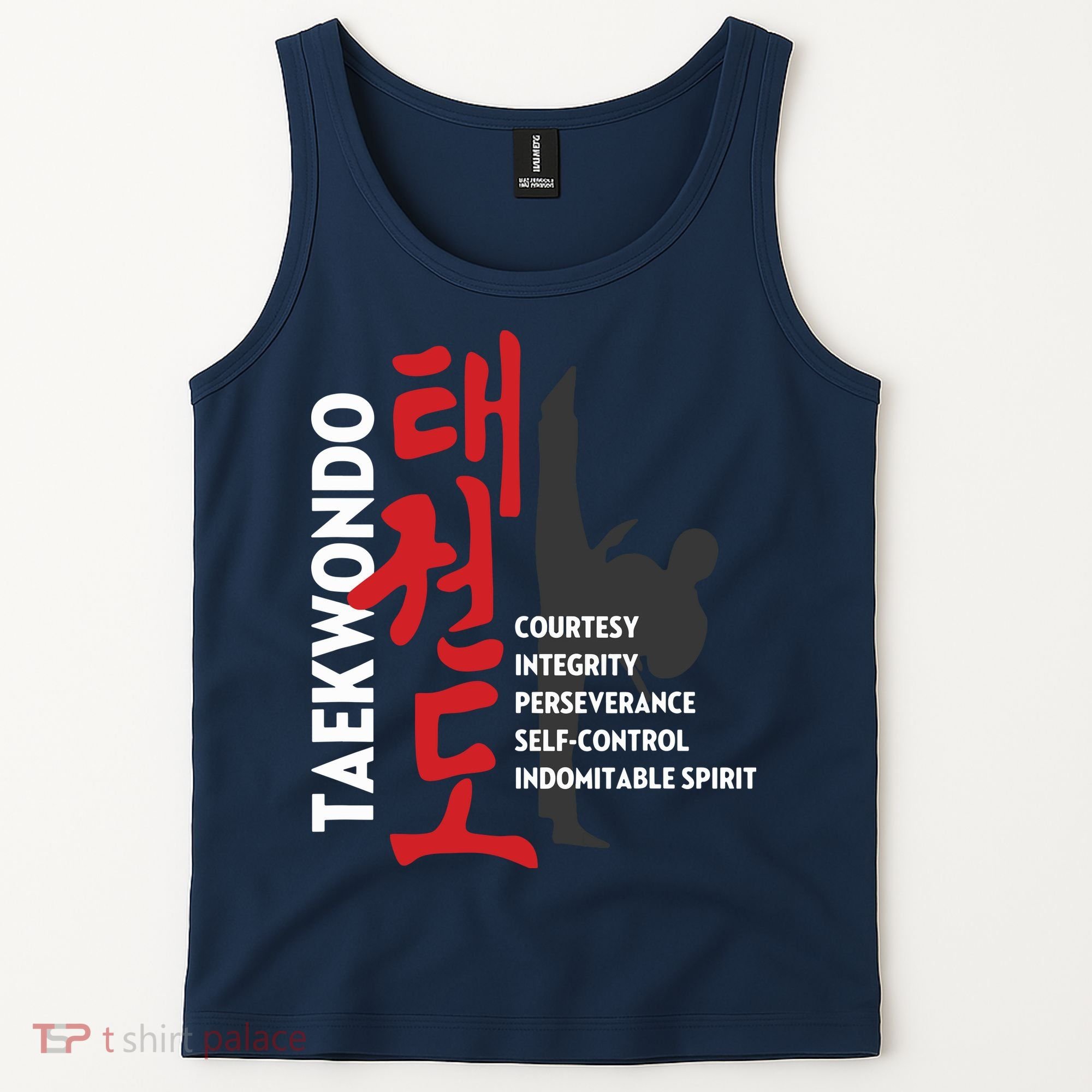 Taekwondo Tenets Martial Arts Graphic Tee Tank Top