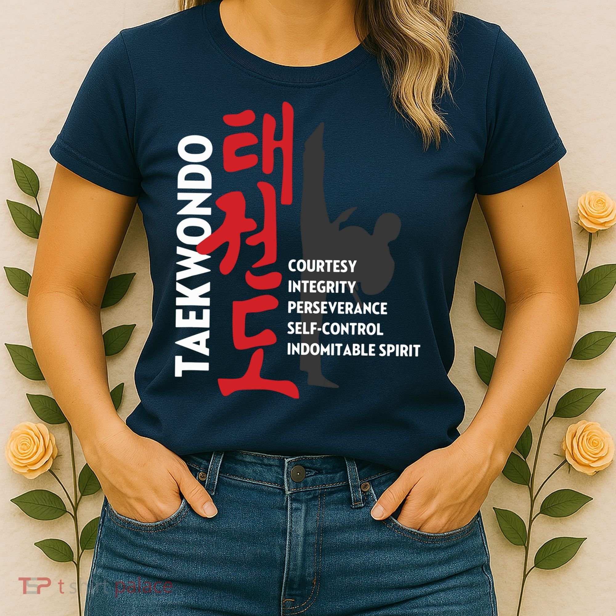 Taekwondo Tenets Martial Arts Graphic Tee Women's T-Shirt