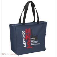 Taekwondo Tenets Martial Arts Graphic Tee Tote Bag thumb 2