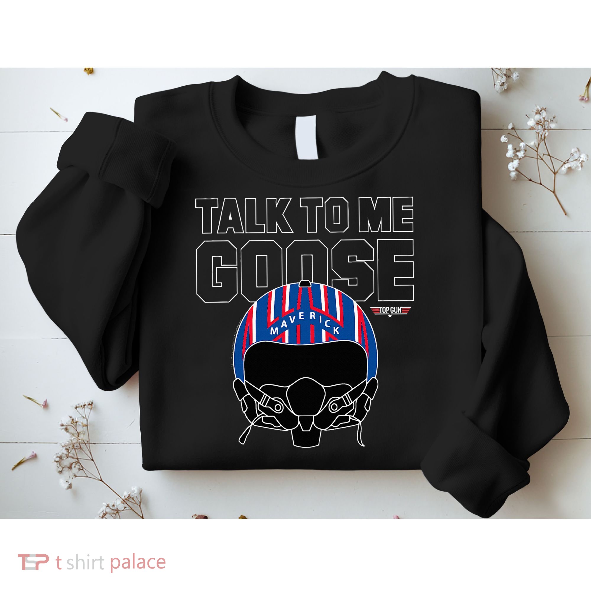 Talk To Me Goose Maverick Helmet Sweatshirt