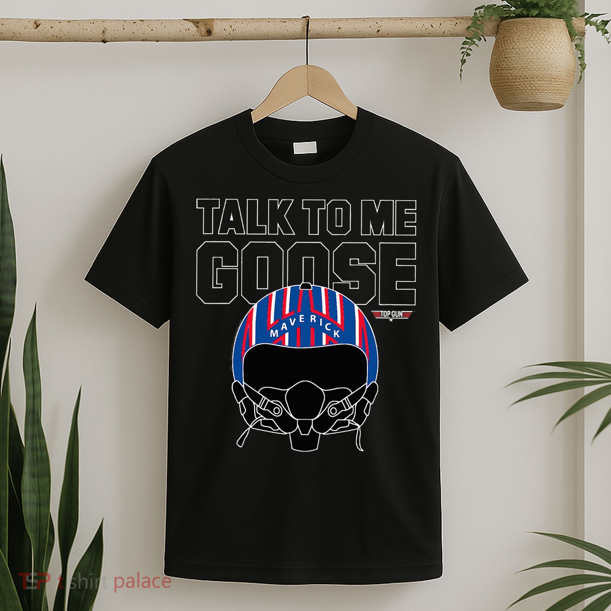Talk To Me Goose Maverick Helmet T-Shirt