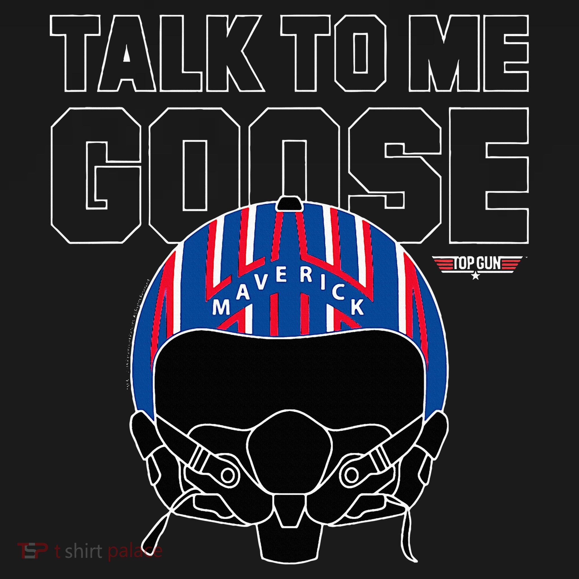 Talk To Me Goose Maverick Helmet Pajama Set