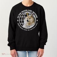 To The Moon And Beyond Doge Coin Crypto Women's Sweatshirt thumb 0