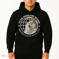 To The Moon And Beyond Doge Coin Crypto Hoodie thumb 2
