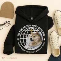 To The Moon And Beyond Doge Coin Crypto Hoodie thumb 4