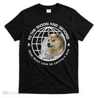 To The Moon And Beyond Doge Coin Crypto T-Shirt thumb 0