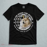 To The Moon And Beyond Doge Coin Crypto T-Shirt thumb 5