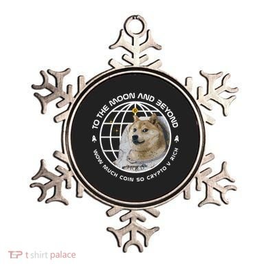 To The Moon And Beyond Doge Coin Crypto Ornament