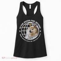To The Moon And Beyond Doge Coin Crypto Women's Tank Top thumb 0