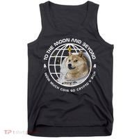 To The Moon And Beyond Doge Coin Crypto Tank Top thumb 0