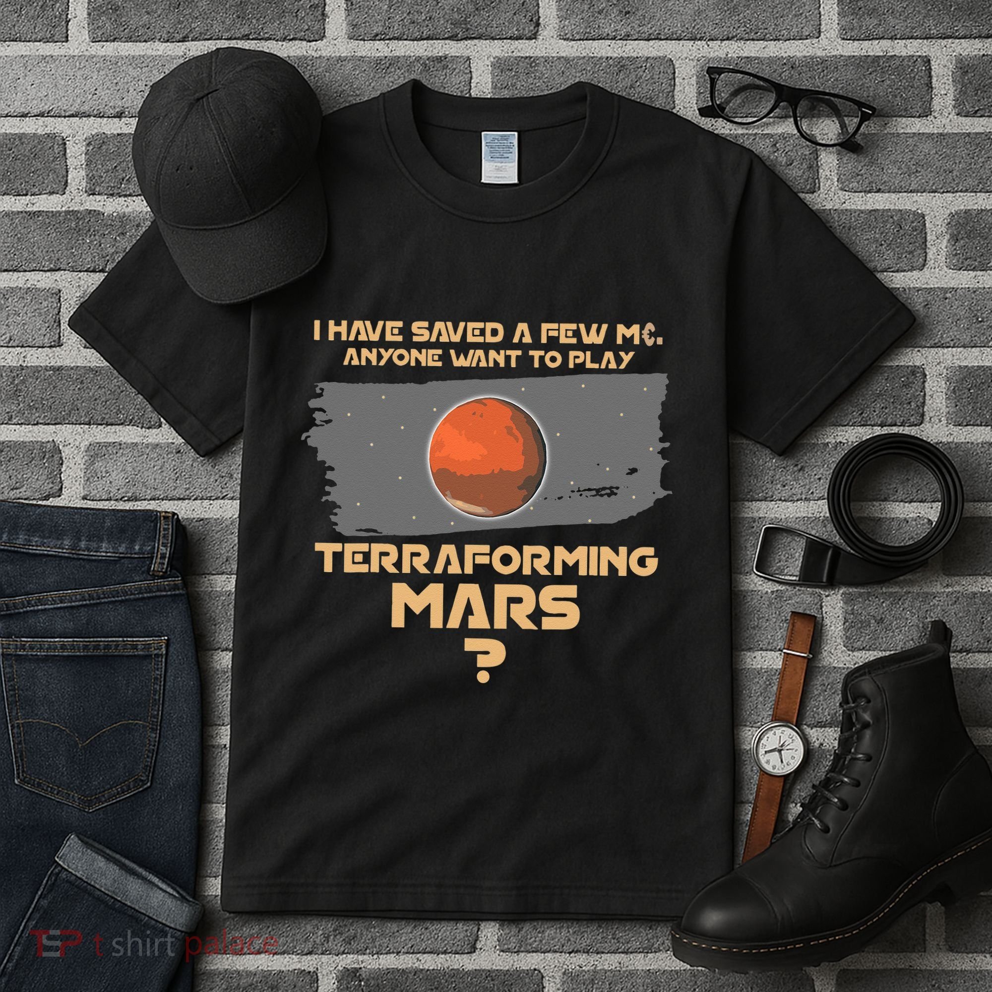 Terraforming The Mars Board Game Board Games Board Gamer Tall T-Shirt