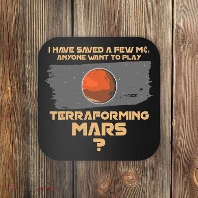 Terraforming The Mars Board Game Board Games Board Gamer Coaster