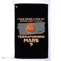 Terraforming The Mars Board Game Board Games Board Gamer Golf Towel thumb 0