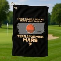Terraforming The Mars Board Game Board Games Board Gamer Golf Towel thumb 1