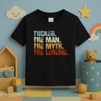Tucker The Man The Myth The Legend Tucker Carlson 1 Toddler T-Shirt thumb 3
