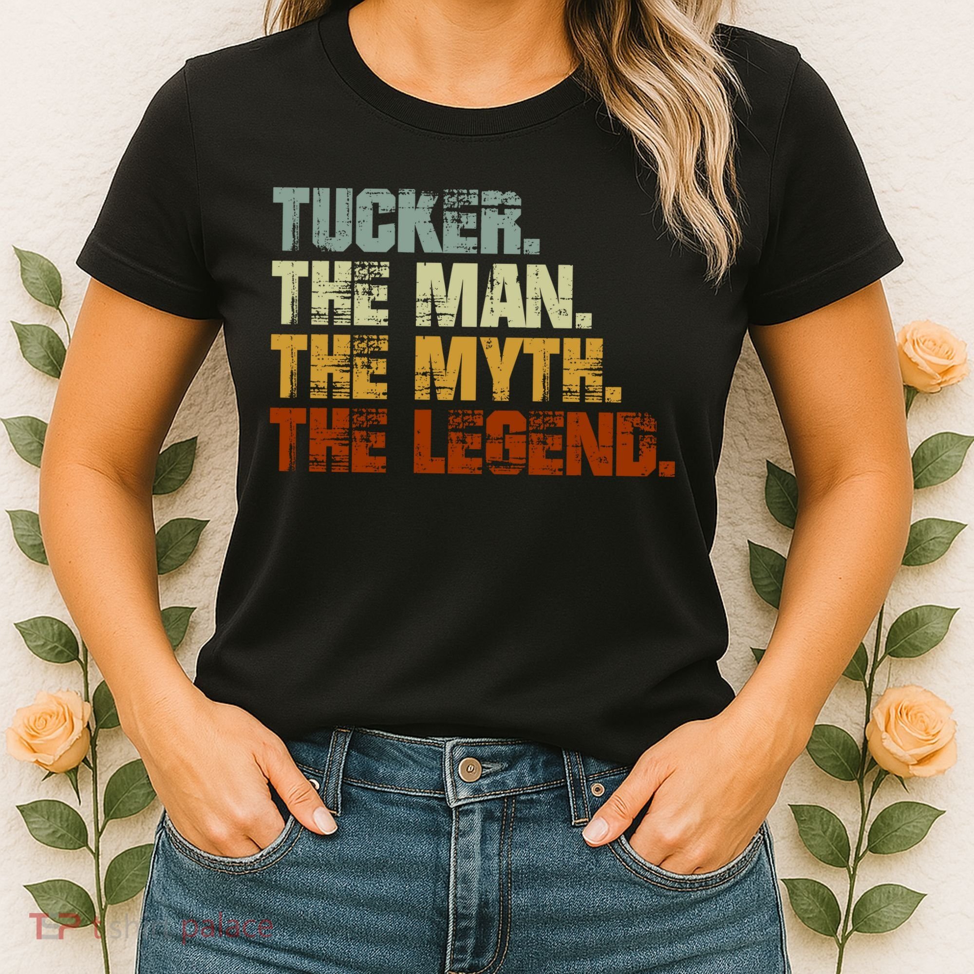 Tucker The Man The Myth The Legend Tucker Carlson 1 Women's T-Shirt