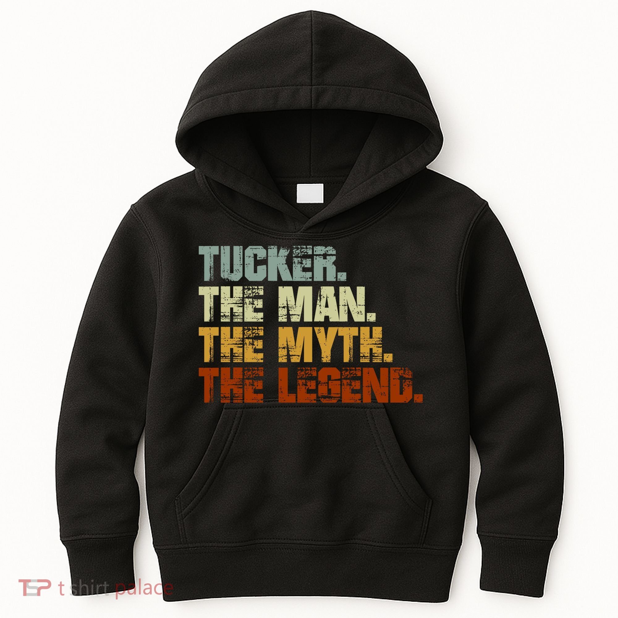 Tucker The Man The Myth The Legend Tucker Carlson 1 Kids Hoodie