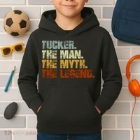 Tucker The Man The Myth The Legend Tucker Carlson 1 Kids Hoodie thumb 2