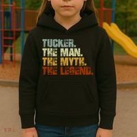 Tucker The Man The Myth The Legend Tucker Carlson 1 Kids Hoodie thumb 3