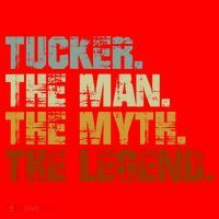 Tucker The Man The Myth The Legend Tucker Carlson 1 Santa Hat thumb 1