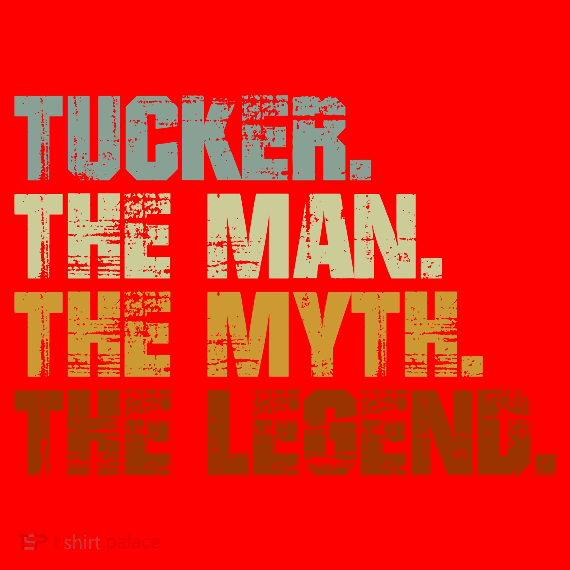 Tucker The Man The Myth The Legend Tucker Carlson 1 Santa Hat