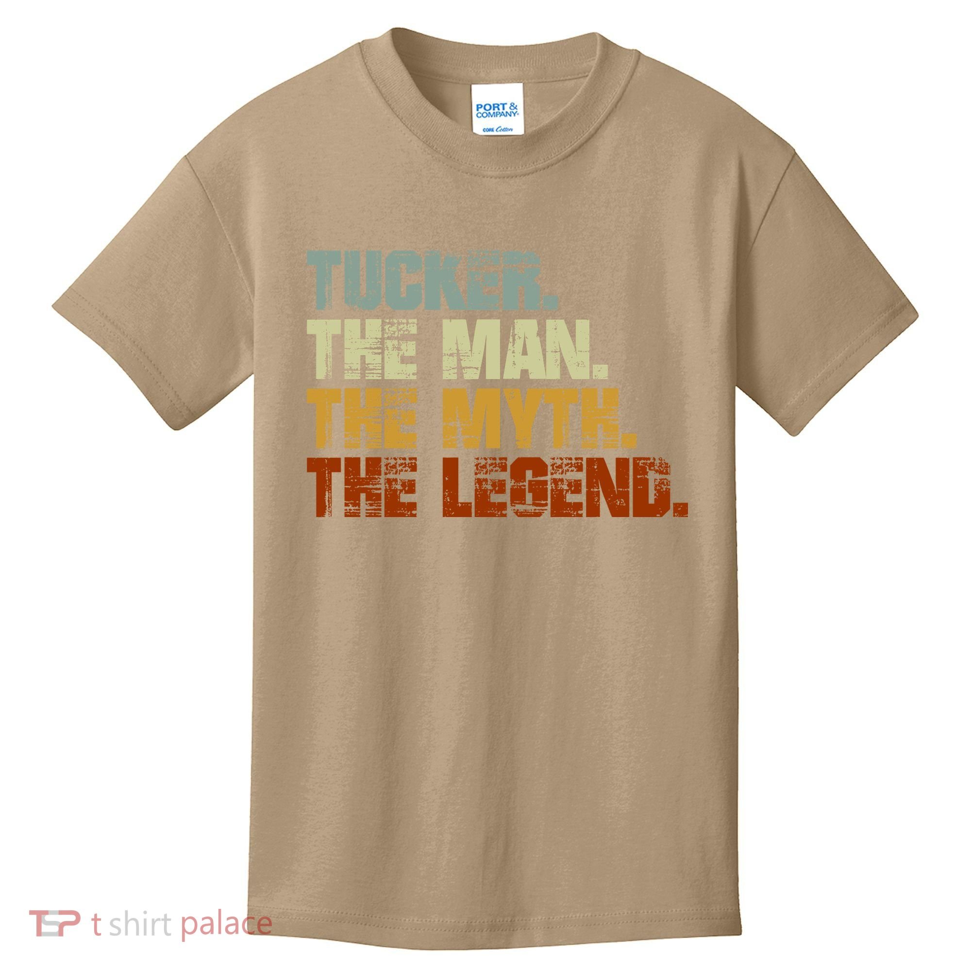 Tucker The Man The Myth The Legend Tucker Carlson 1 Kids T-Shirt