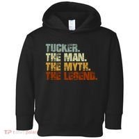 Tucker The Man The Myth The Legend Tucker Carlson 2 Toddler Hoodie thumb 0