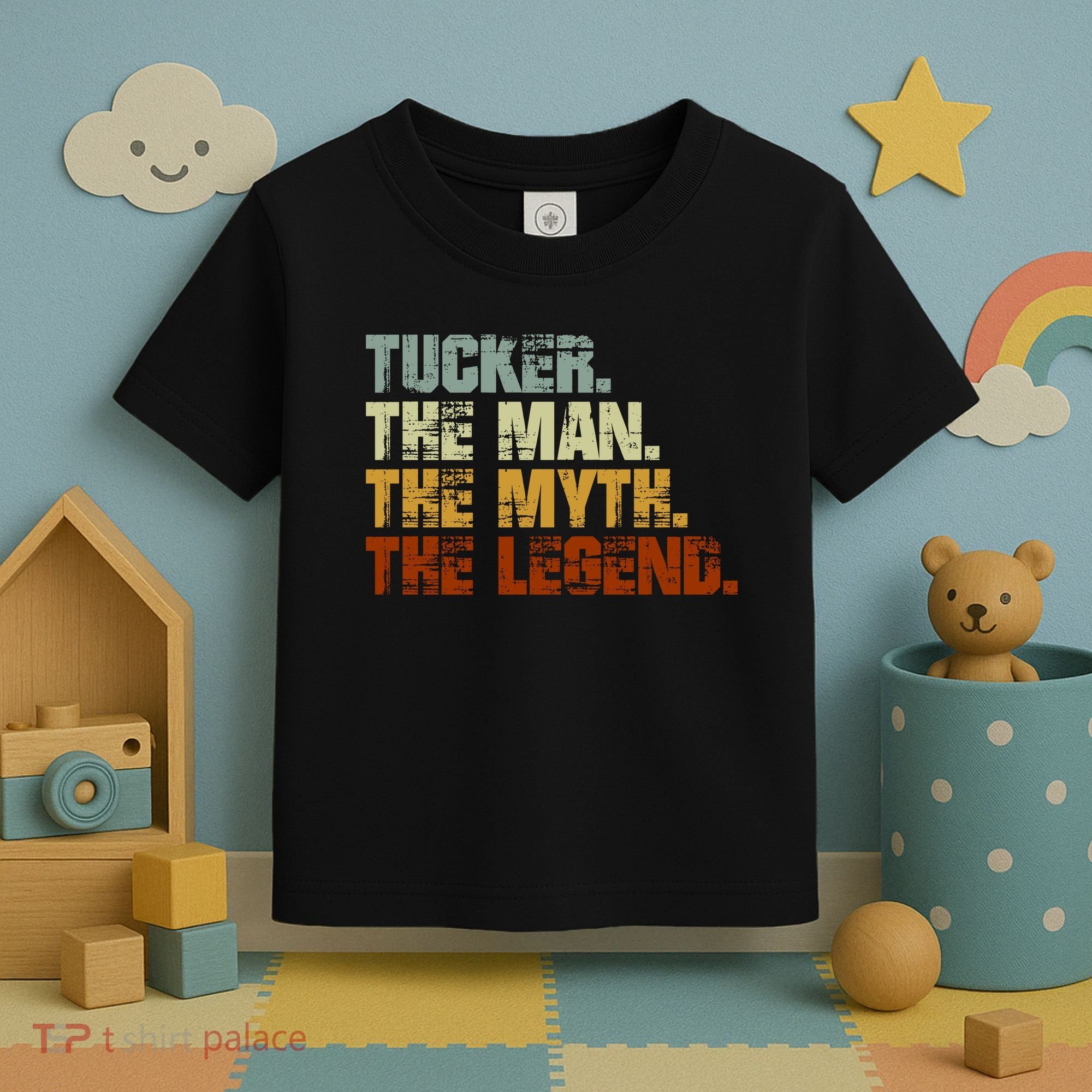 Tucker The Man The Myth The Legend Tucker Carlson 2 Toddler T-Shirt