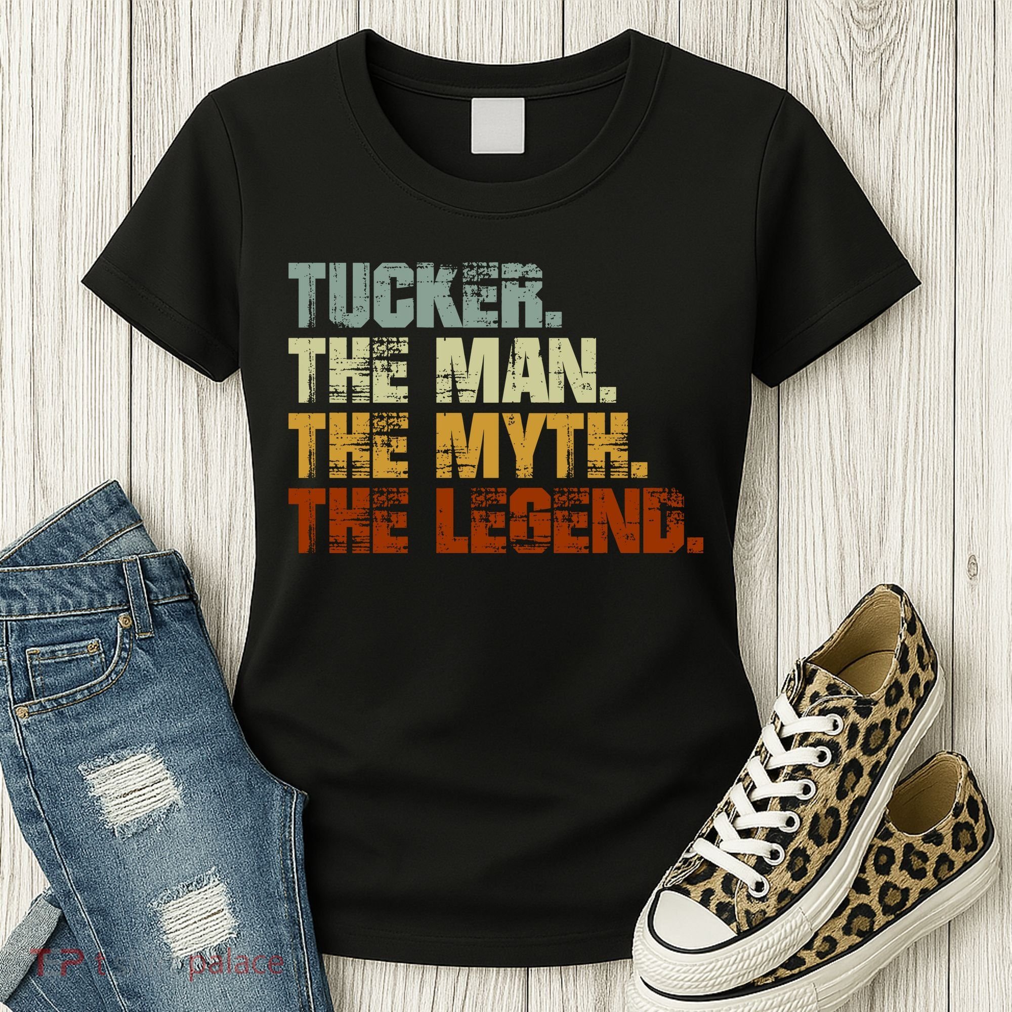 Tucker The Man The Myth The Legend Tucker Carlson 2 Women's T-Shirt