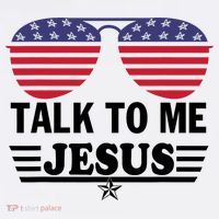 Talk To Me Jesus Glasses US Flag Bucket Hat thumb 4
