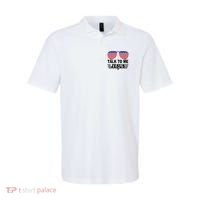 Talk To Me Jesus Glasses US Flag Polo thumb 0