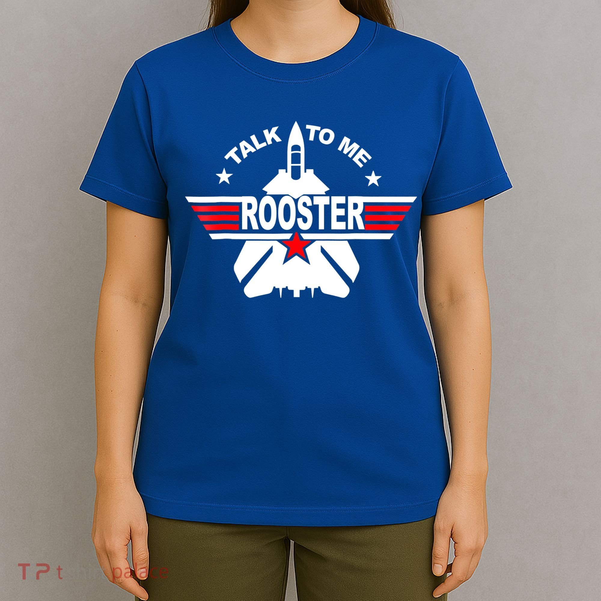 Talk To Me Rooster Funny 80s Talk To Me Rooster T-Shirt