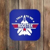 Talk To Me Rooster Funny 80s Talk To Me Rooster Coaster thumb 0