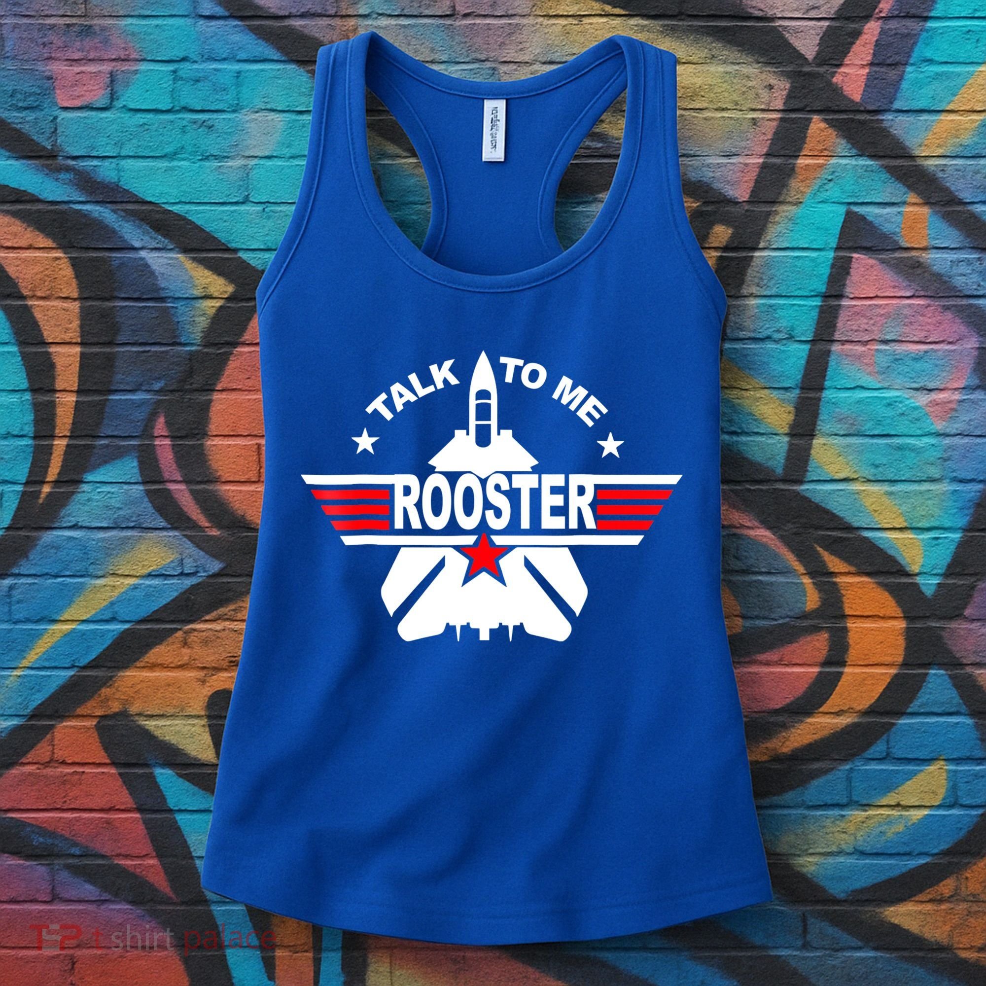 Talk To Me Rooster Funny 80s Talk To Me Rooster Women's Tank Top