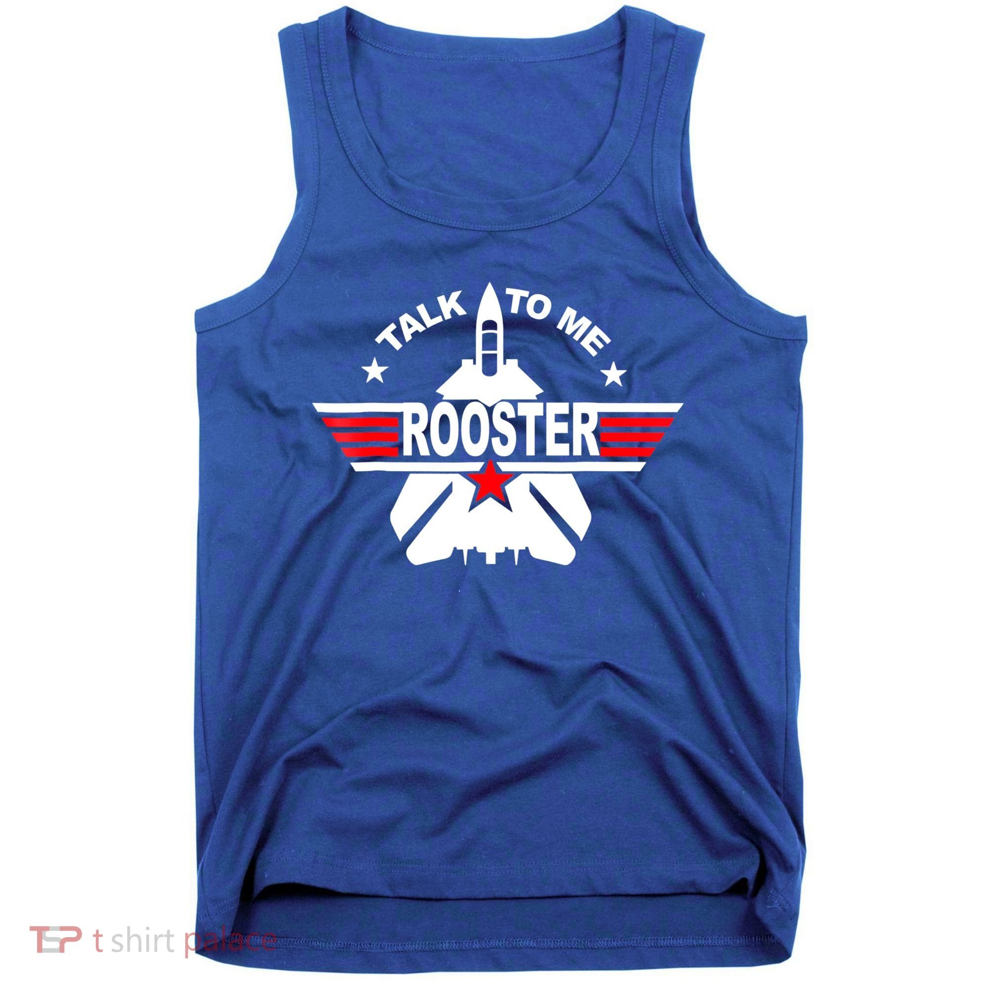 Talk To Me Rooster Funny 80s Talk To Me Rooster Tank Top