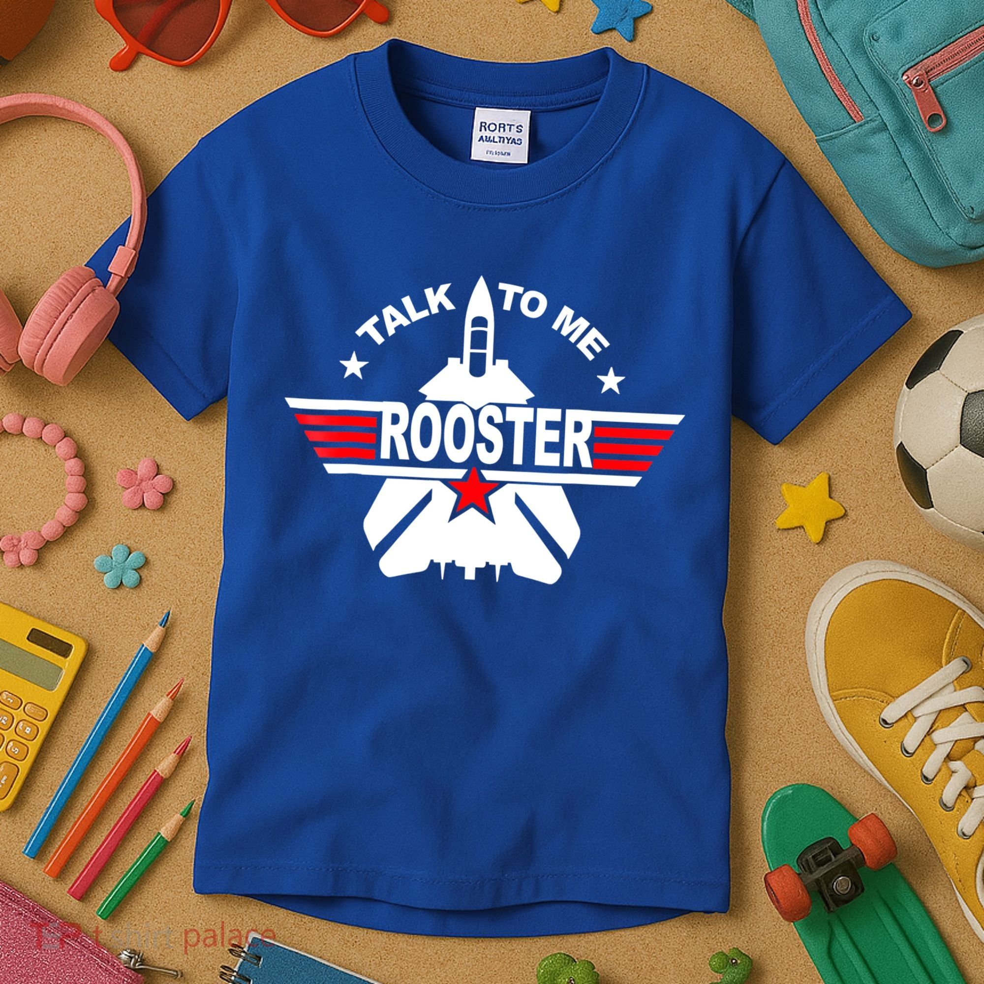 Talk To Me Rooster Funny 80s Talk To Me Rooster Kids T-Shirt