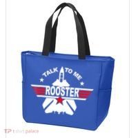 Talk To Me Rooster Funny 80s Talk To Me Rooster Tote Bag thumb 3