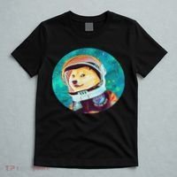 To The Moon Doge Astronaut Crypto Dogecoin Shiba Inu Meme T-Shirt thumb 5