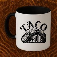 Taco Tuesday Mexican Coffee Mug thumb 2