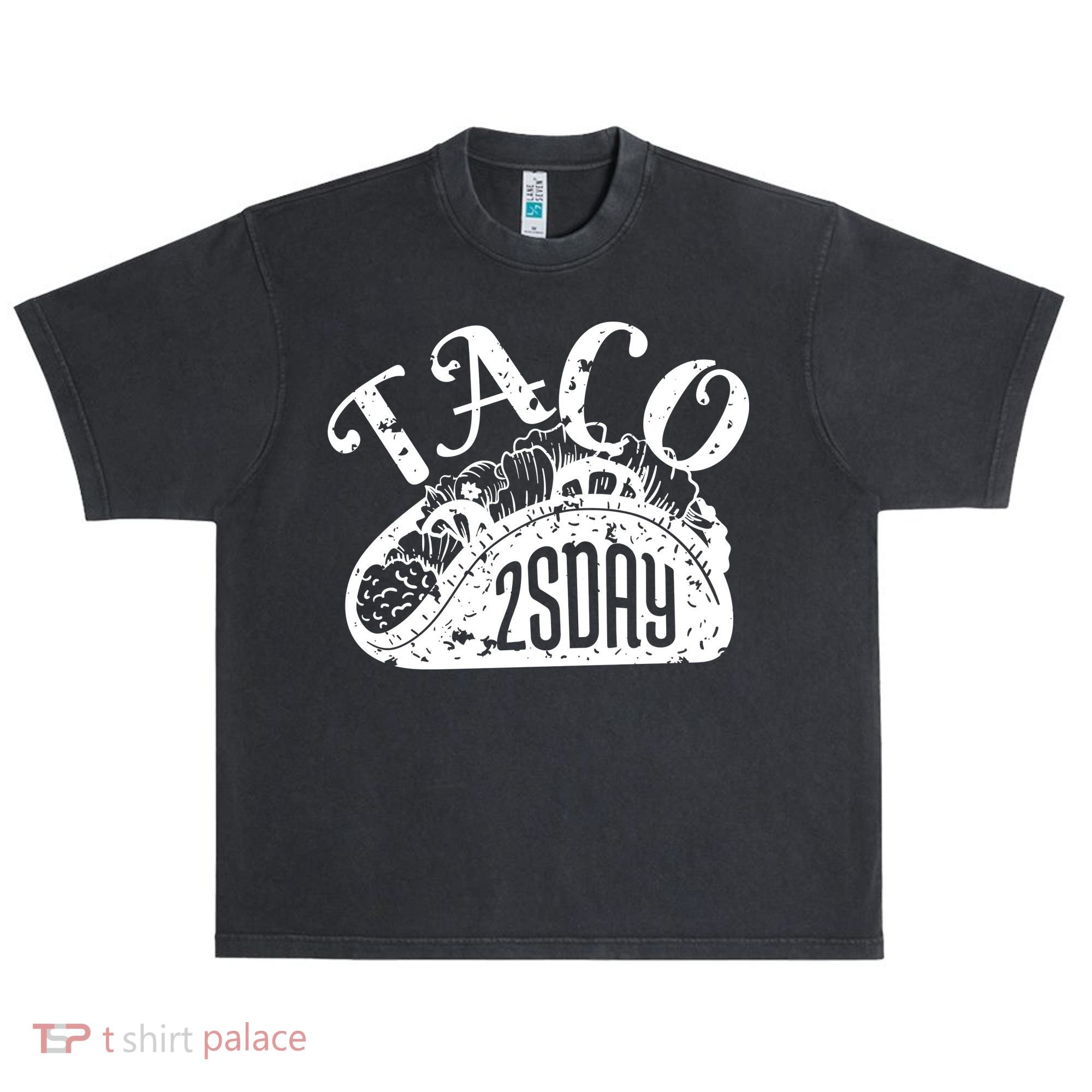 Taco Tuesday Mexican Urban Oversized Heavyweight T-Shirt