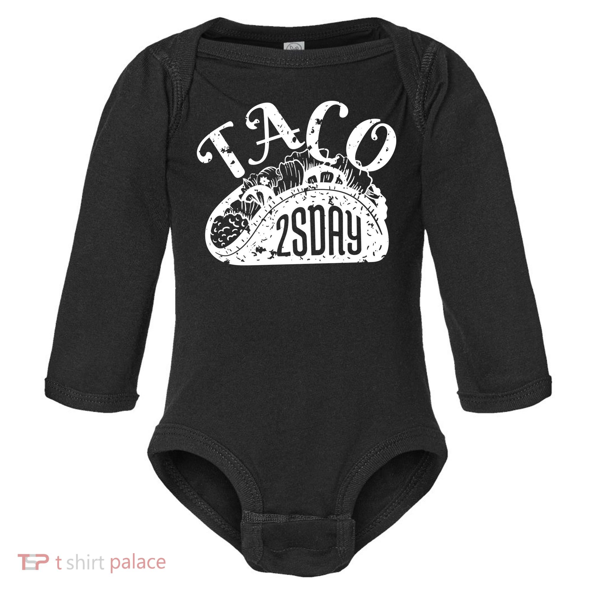 Taco Tuesday Mexican Baby Long Sleeve Bodysuit