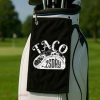 Taco Tuesday Mexican Golf Towel thumb 2