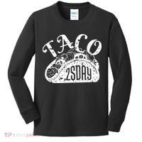Taco Tuesday Mexican Kids Long Sleeve Shirt thumb 0