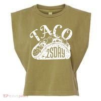 Taco Tuesday Mexican Garment-Dyed Women's Muscle Tee thumb 0