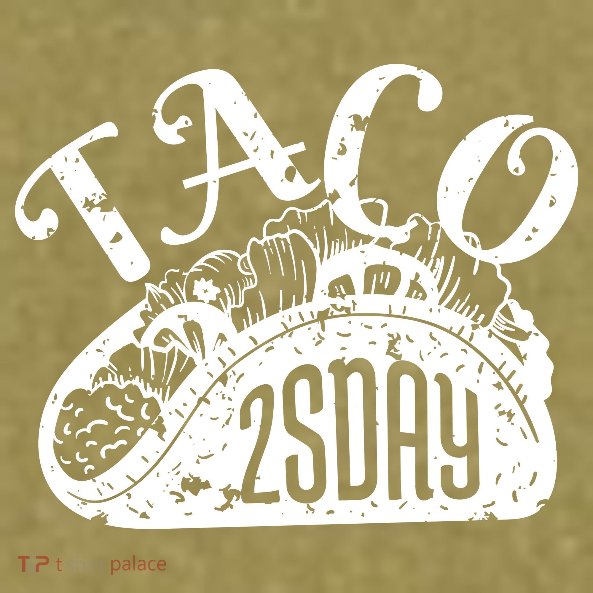 Taco Tuesday Mexican Garment-Dyed Women's Muscle Tee