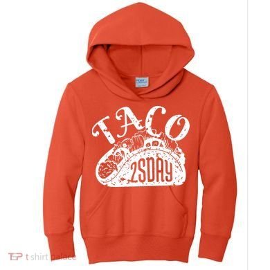 Taco Tuesday Mexican Kids Hoodie