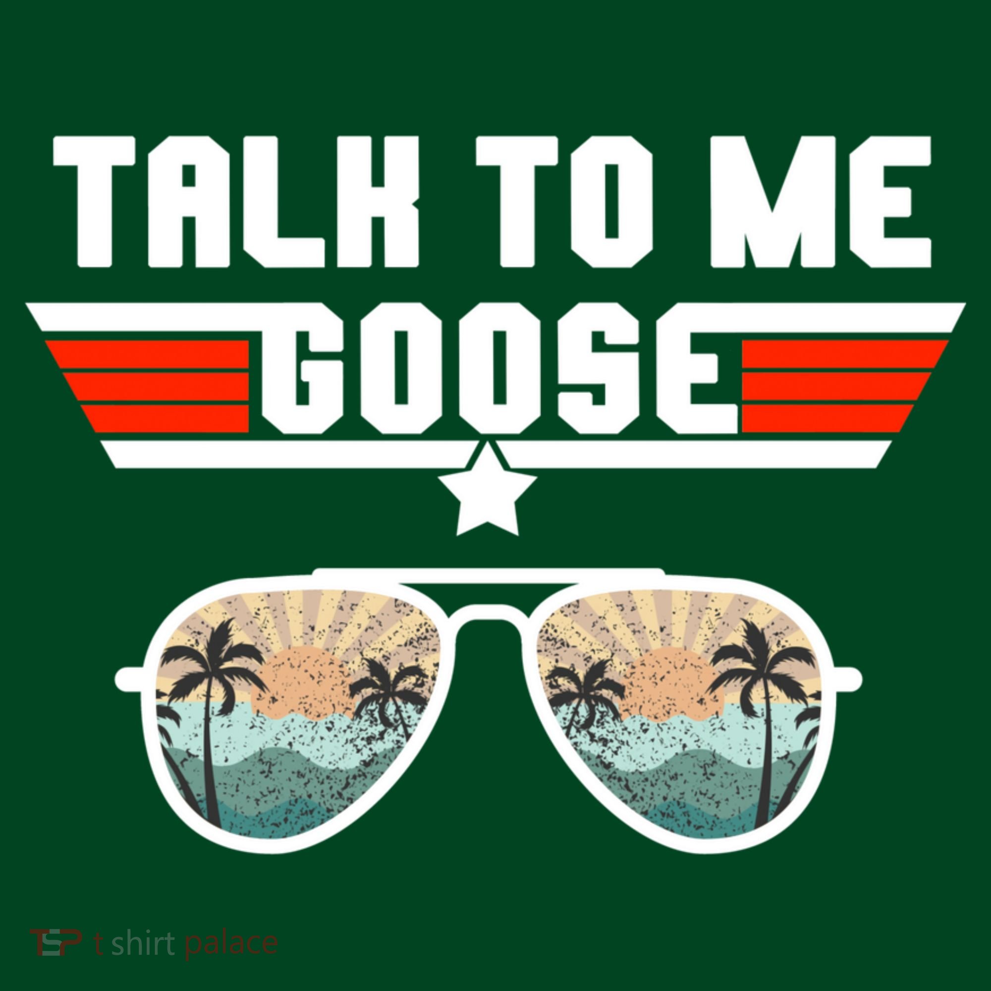 Talk To Me Goose Jet Fighter Sunglasses Long Sleeve Shirt