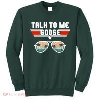 Talk To Me Goose Jet Fighter Sunglasses Sweatshirt thumb 0