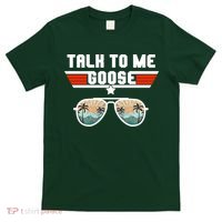 Talk To Me Goose Jet Fighter Sunglasses T-Shirt thumb 0
